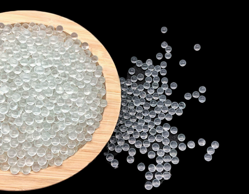 Grinding Glass Beads